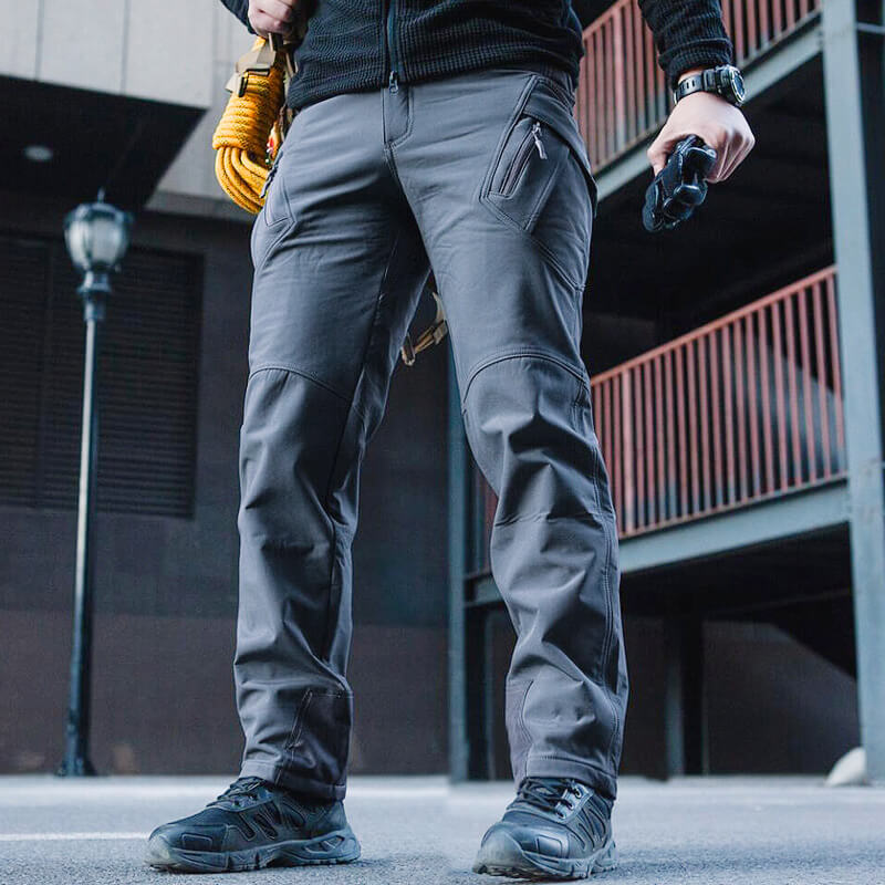 Water-Resistant Softshell Winter Trousers For Men - Doug