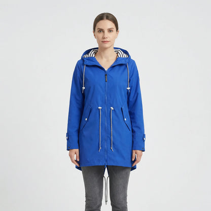 Weather-Ready Women's Raincoat Jacket With Zip - Angelique