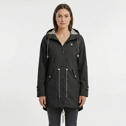 Weather-Ready Women's Raincoat Jacket With Zip - Angelique