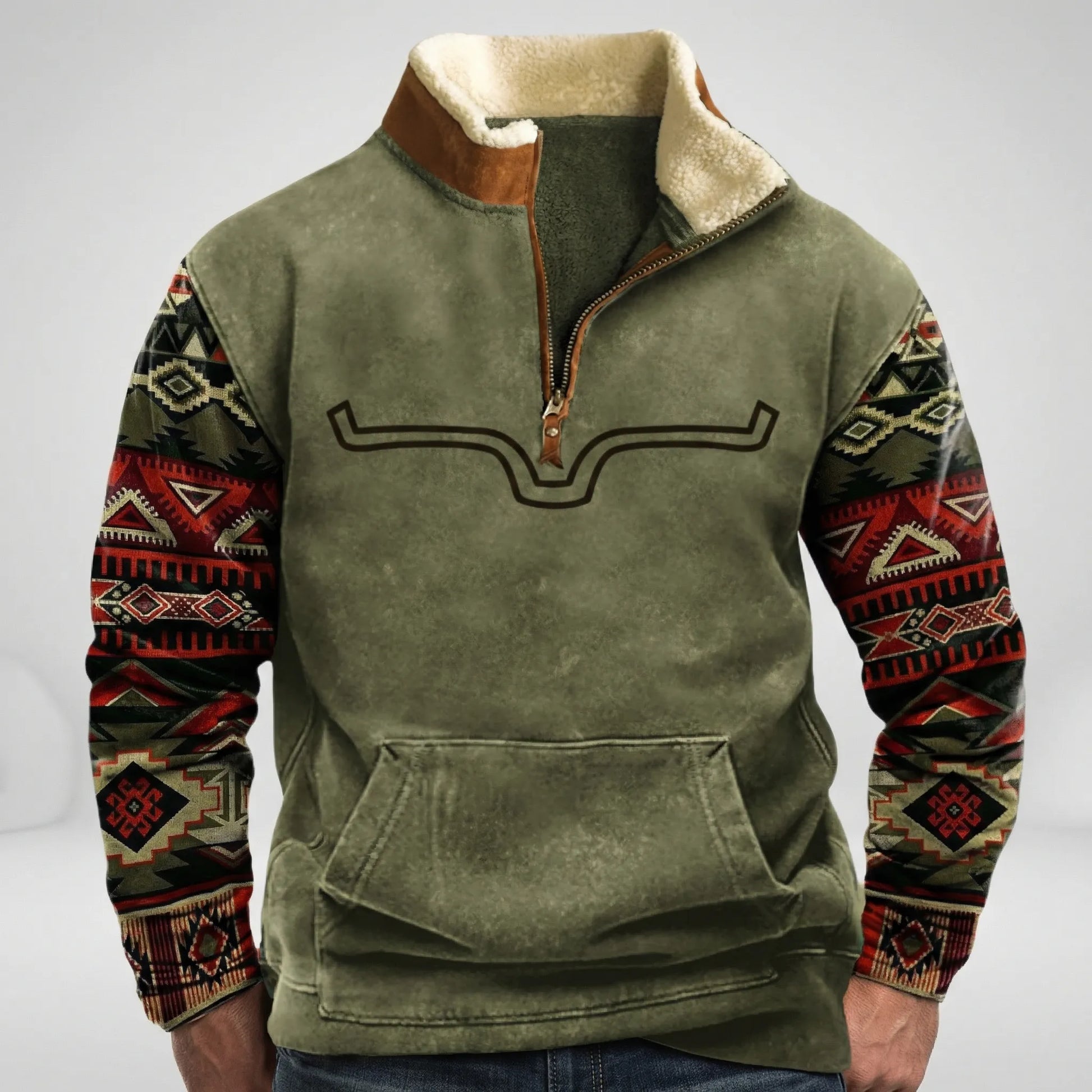 Western-Inspired Pullover - Jaden