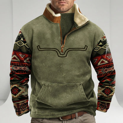 Western-Inspired Pullover - Jaden