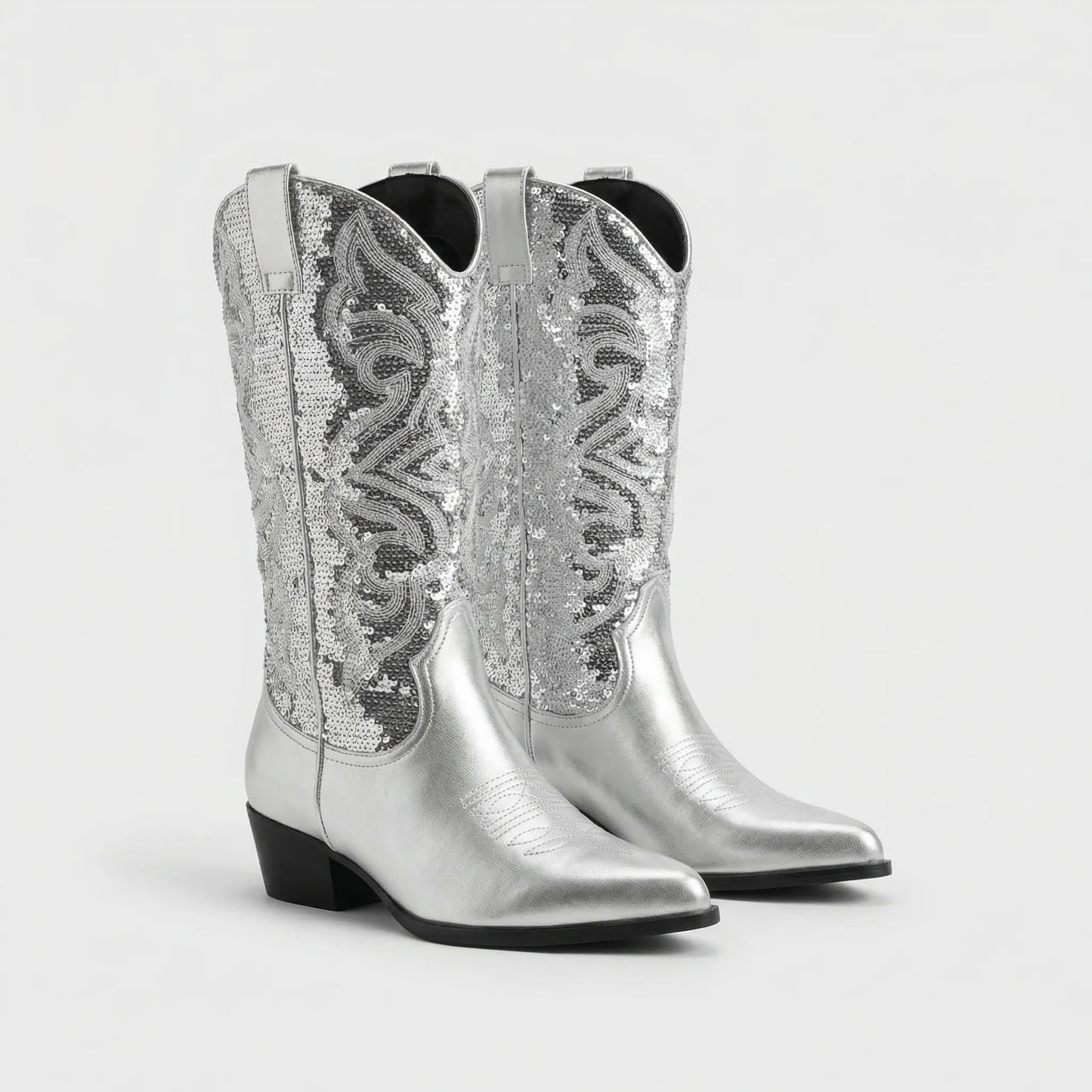 Western-Style Block Heel Boot - Danielle