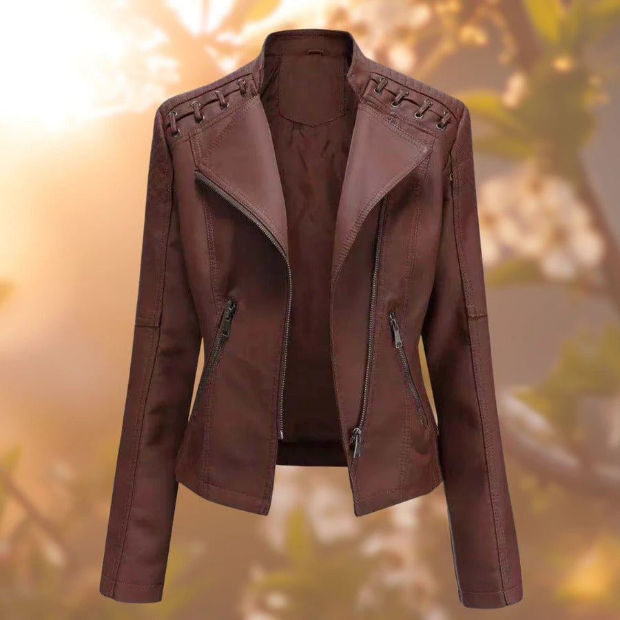 Ladies' leather jacket – Seraphina Autumn Magic