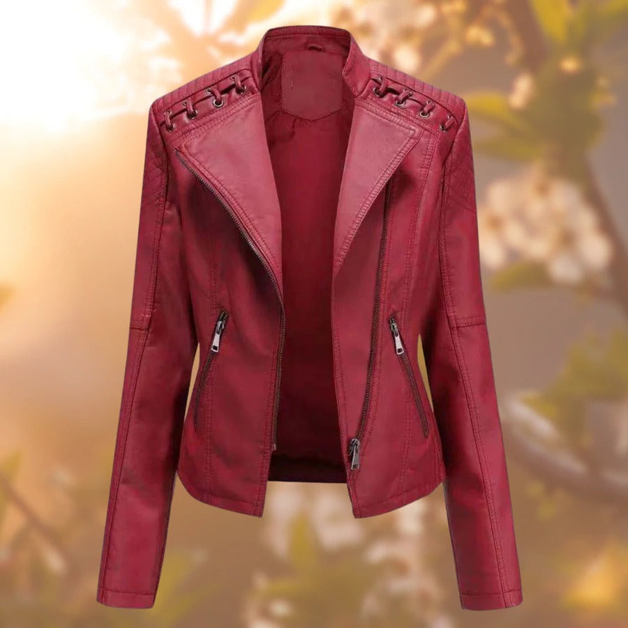 Ladies' leather jacket – Seraphina Autumn Magic