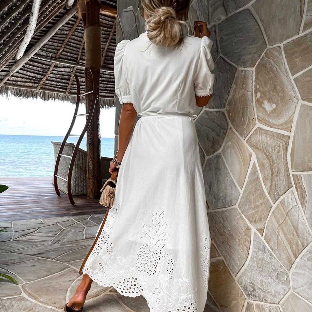 Maxi Dress with Embroidery – Celeste