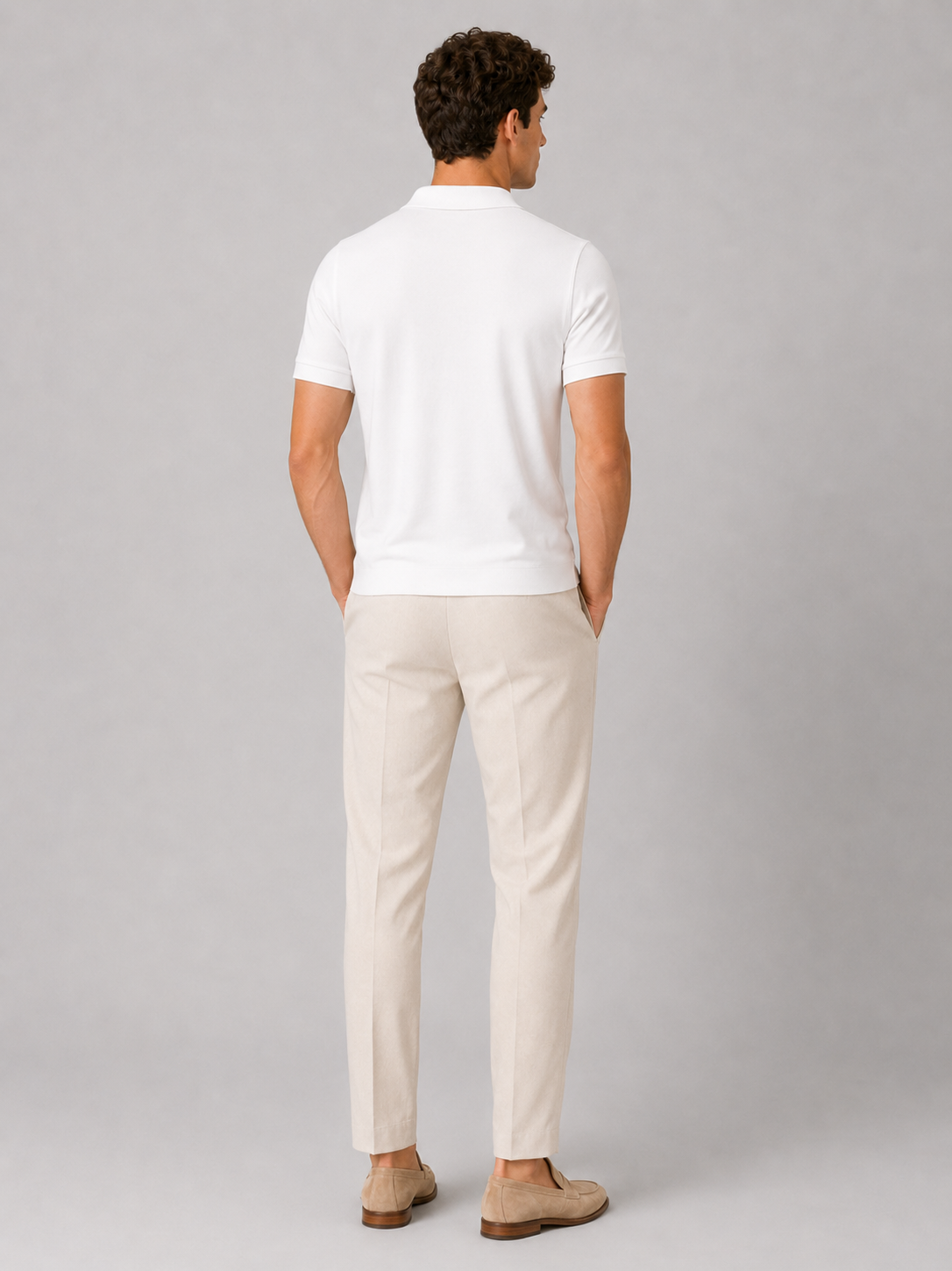 Men's Silky Touch Polo Shirt - Breathable Soft Solid Summer Top 4
