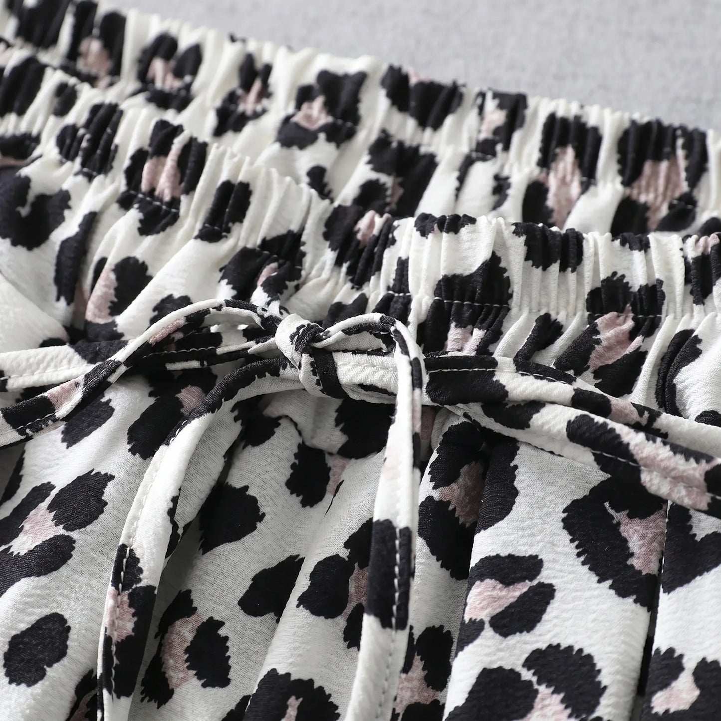 Wide-Leg Animal Print Trousers - Kendra