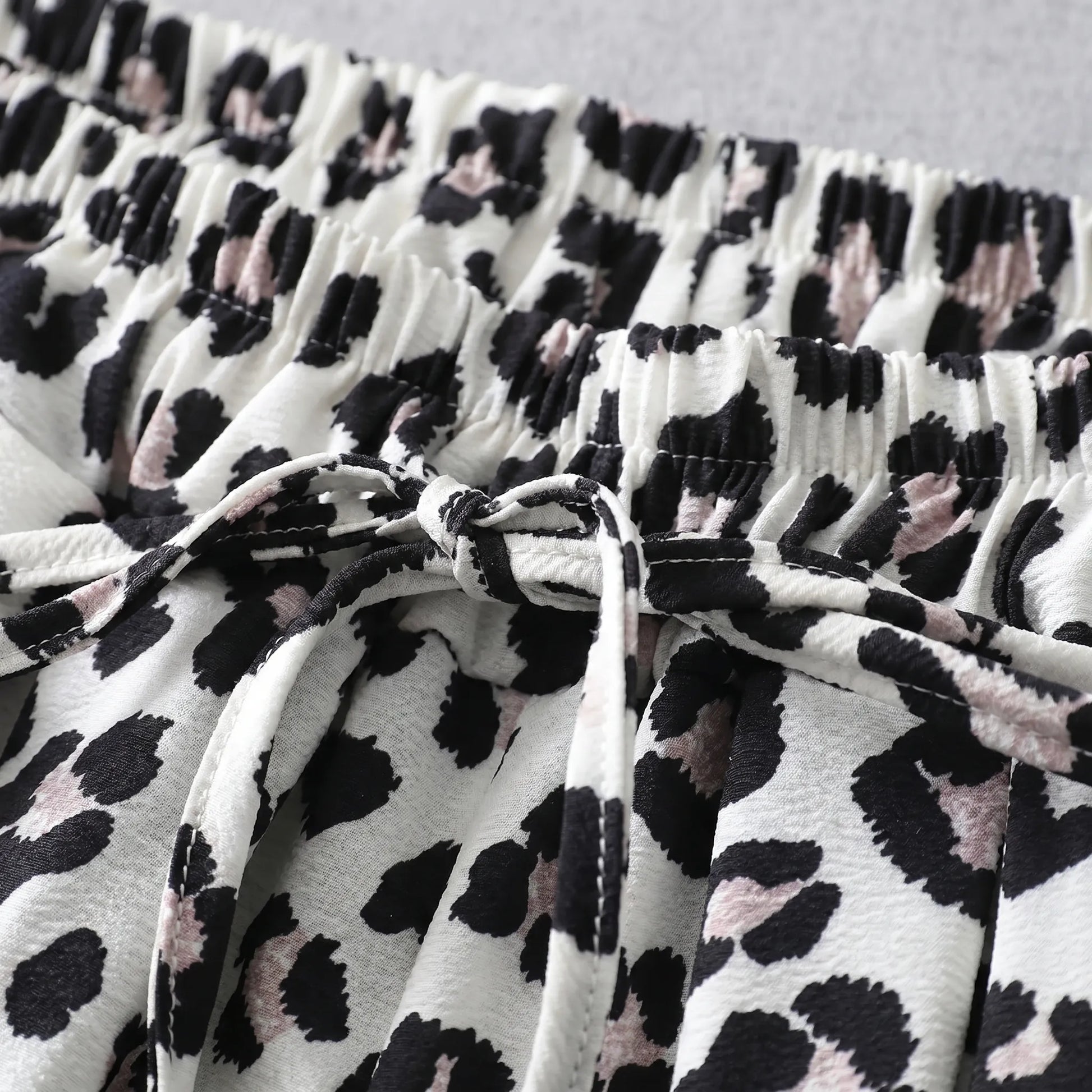 Wide-Leg Animal Print Trousers - Kendra