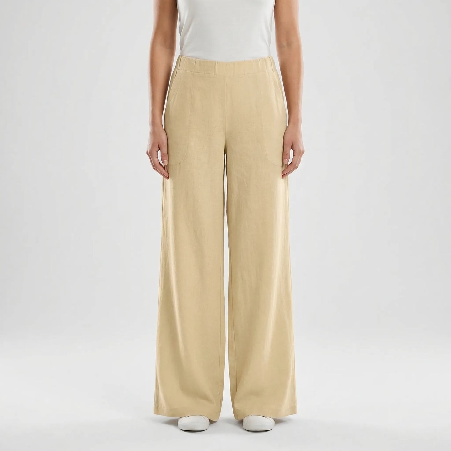 Wide-Leg Breathable Women's Trousers - Maryann