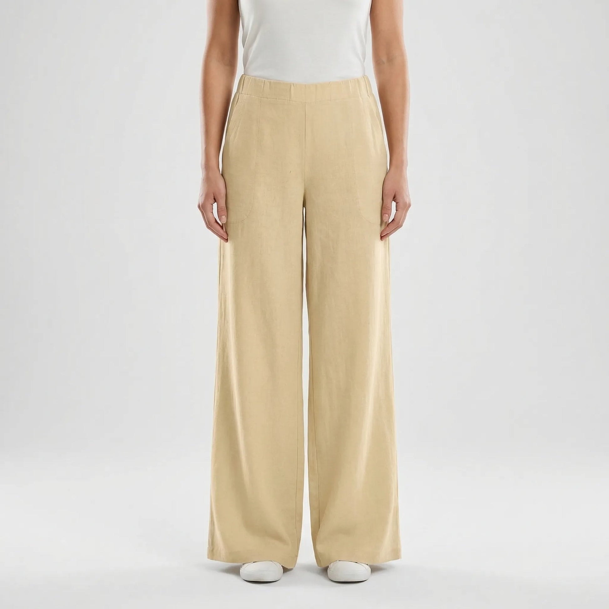 Wide-Leg Breathable Women's Trousers - Maryann