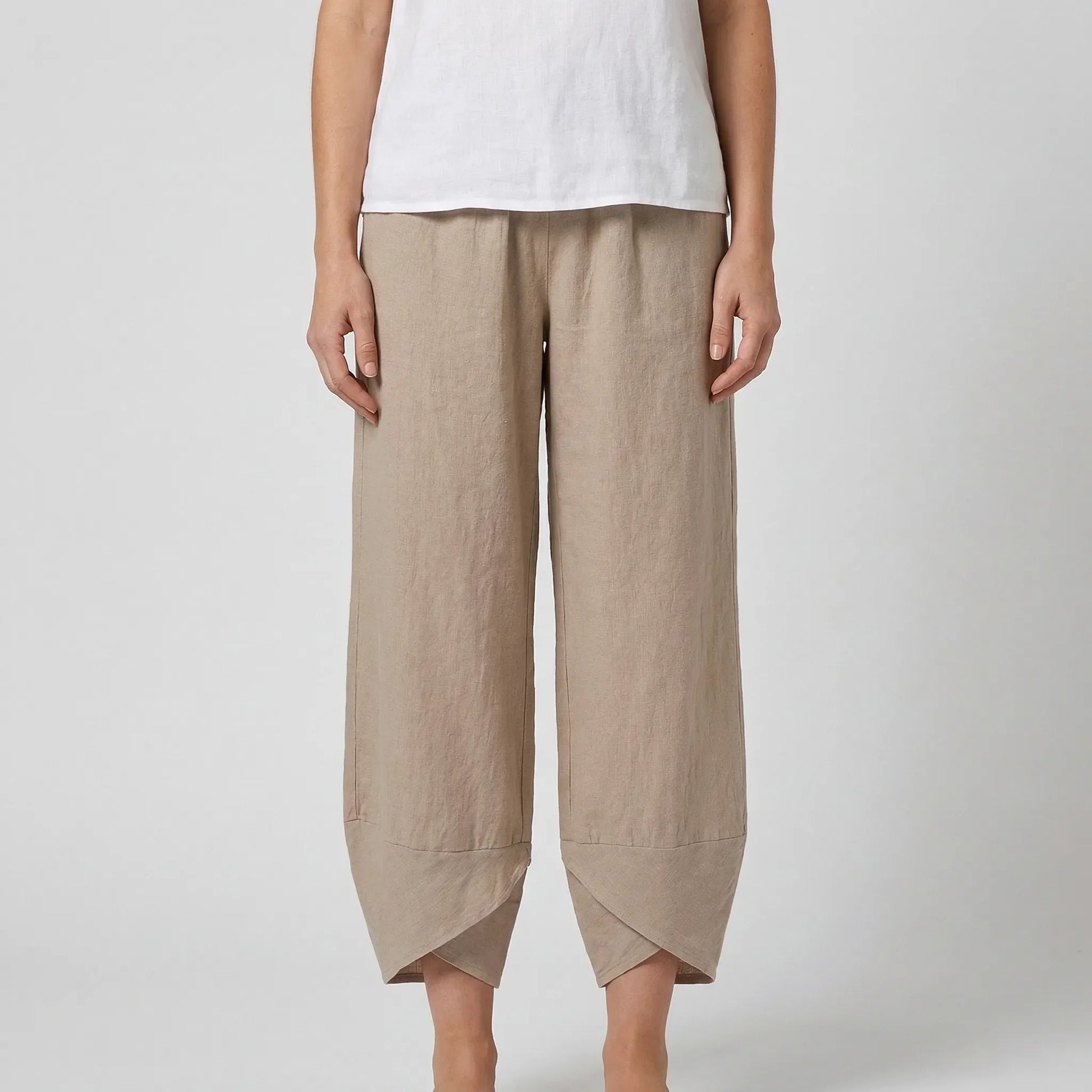 Wide-Leg Relaxed Fit Trousers - Sheryl