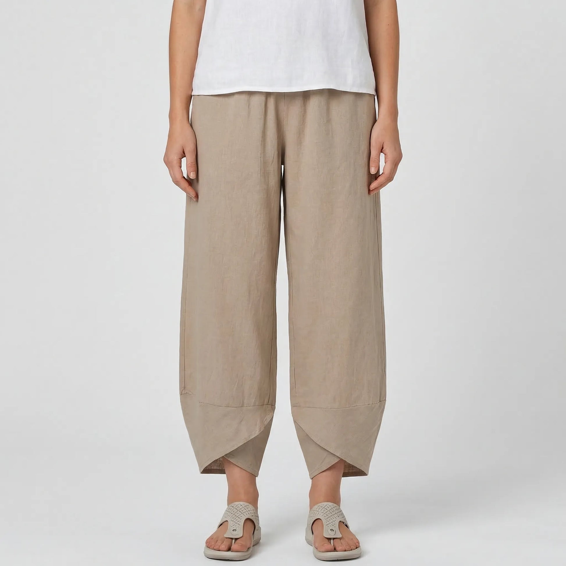 Wide-Leg Relaxed Fit Trousers - Sheryl