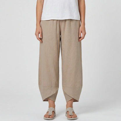 Wide-Leg Relaxed Fit Trousers - Sheryl