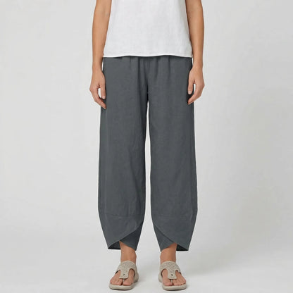 Wide-Leg Relaxed Fit Trousers - Sheryl