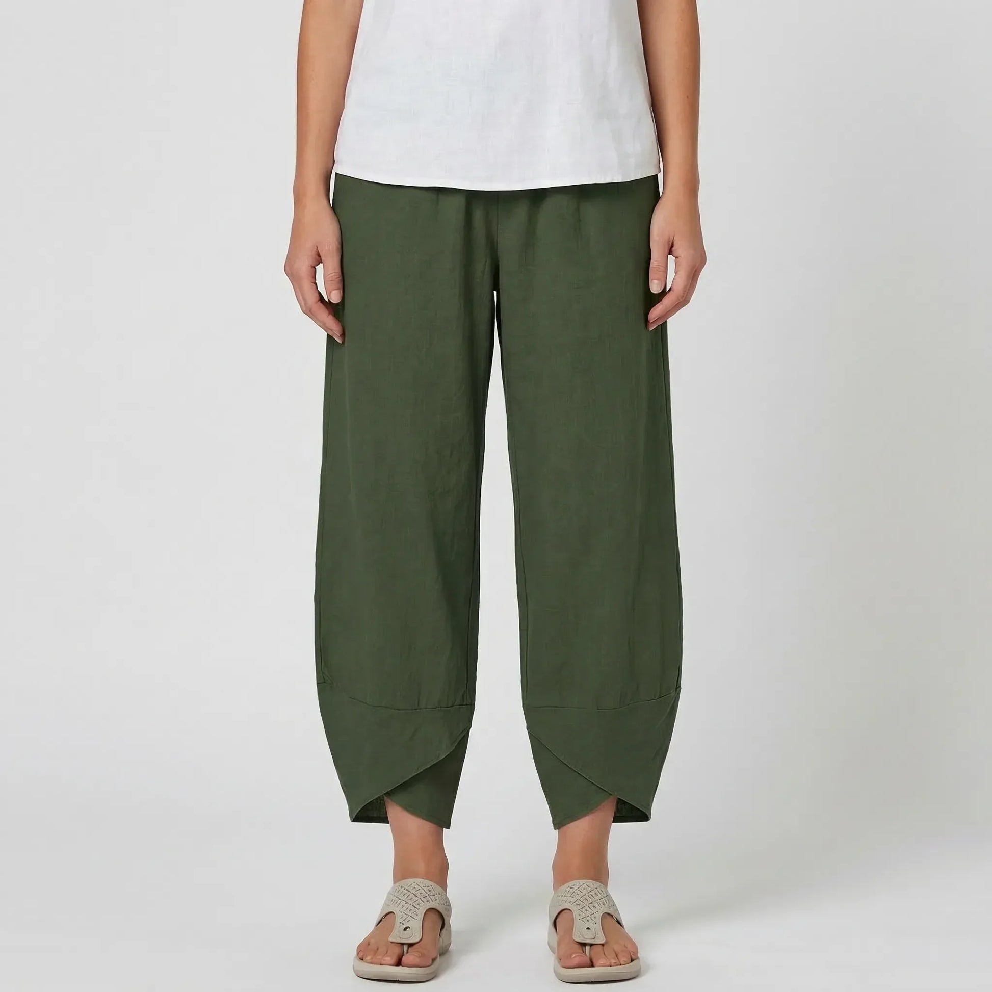 Wide-Leg Relaxed Fit Trousers - Sheryl