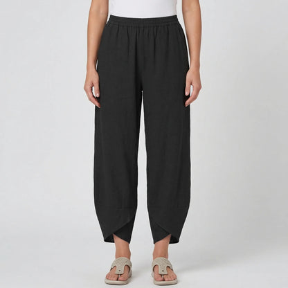 Wide-Leg Relaxed Fit Trousers - Sheryl
