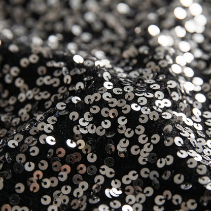 Wide-Leg Sequin Trousers Full Length - Molly