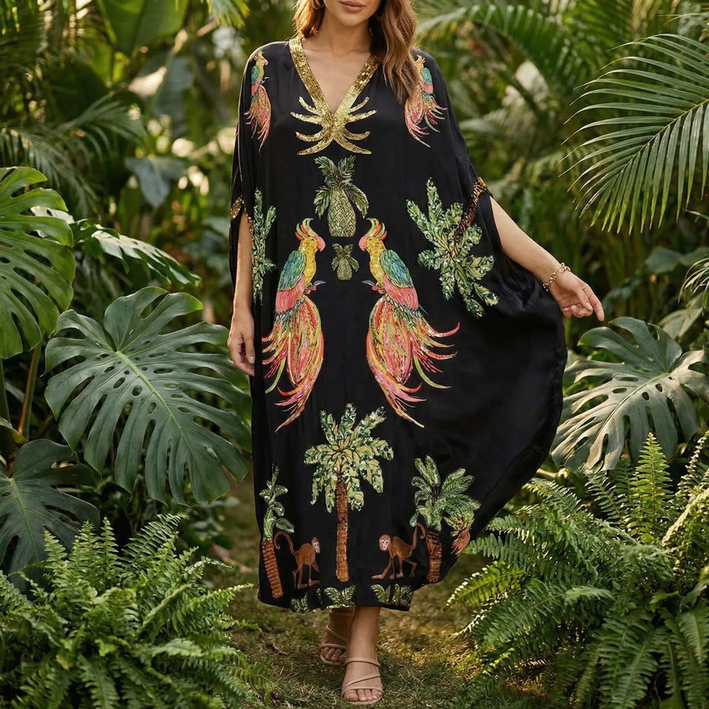 Wide Ankle-Length Kaftan - Luana
