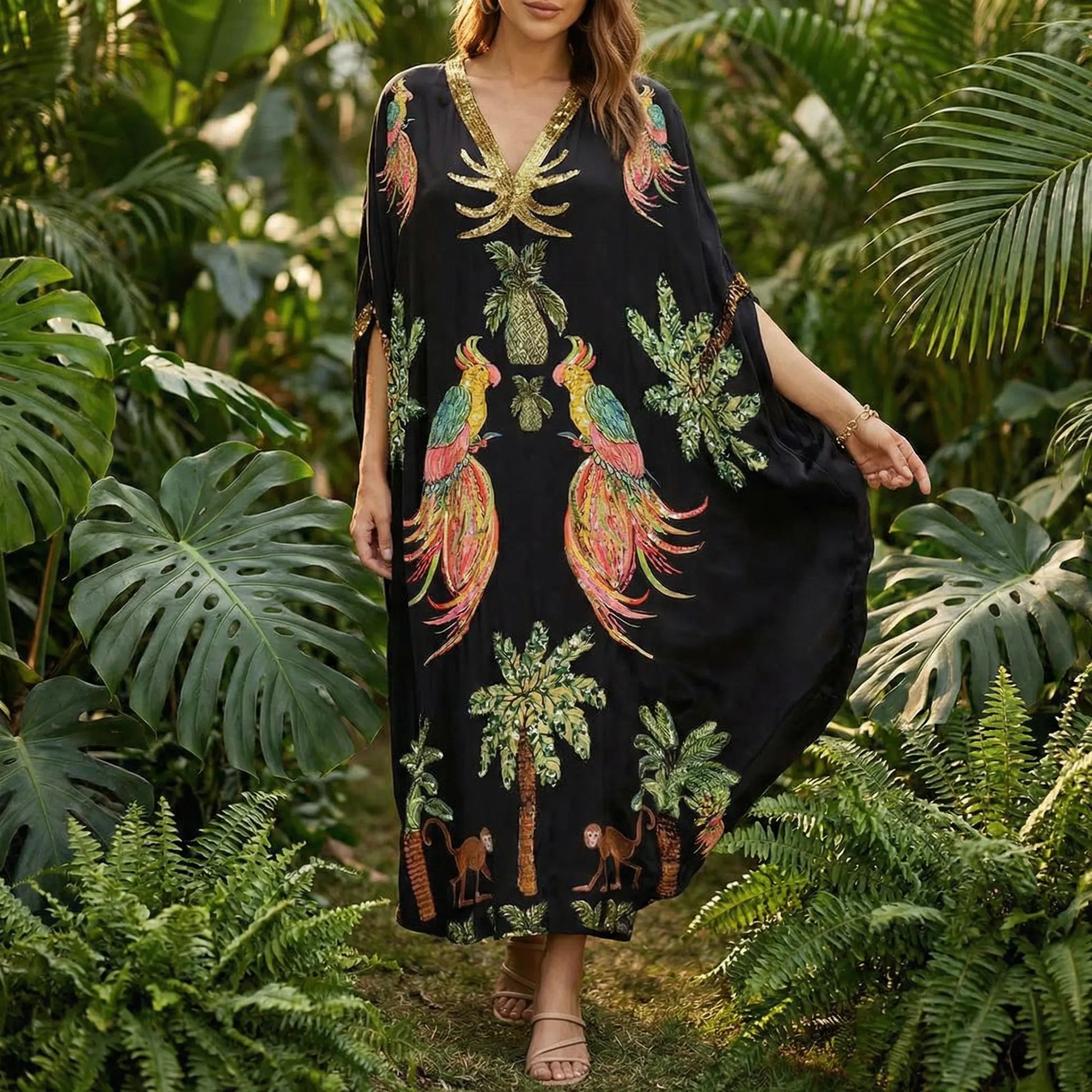 Wide Ankle-Length Kaftan - Luana