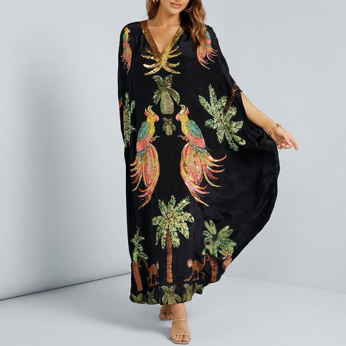 Wide Ankle-Length Kaftan - Luana