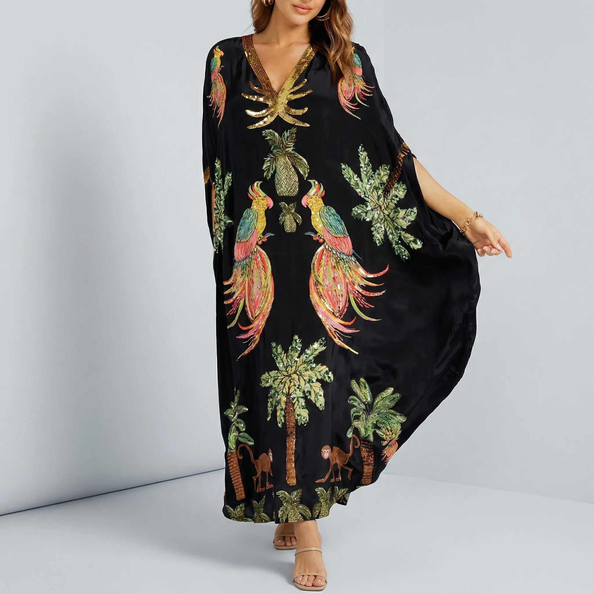 Wide Ankle-Length Kaftan - Luana