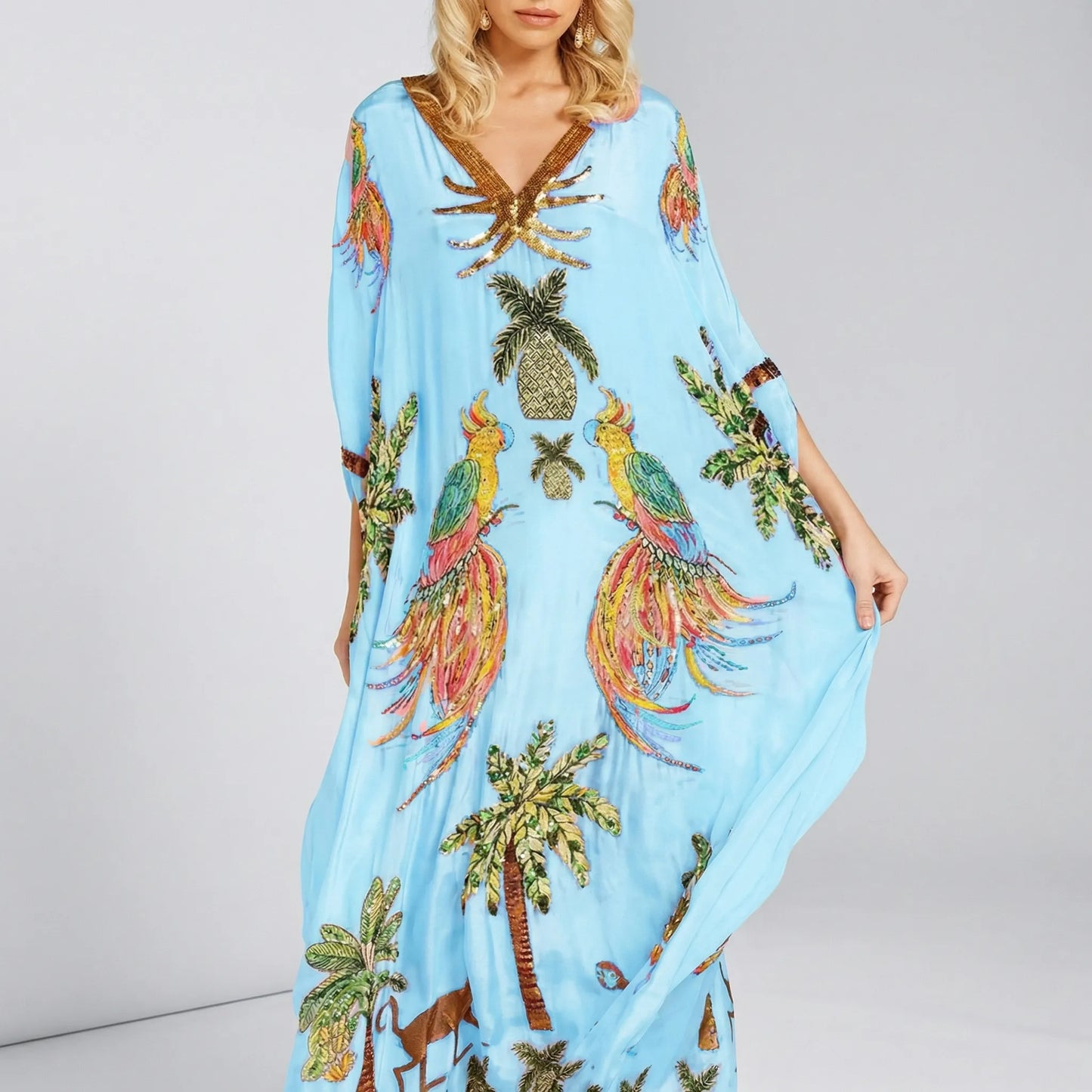 Wide Ankle-Length Kaftan - Luana