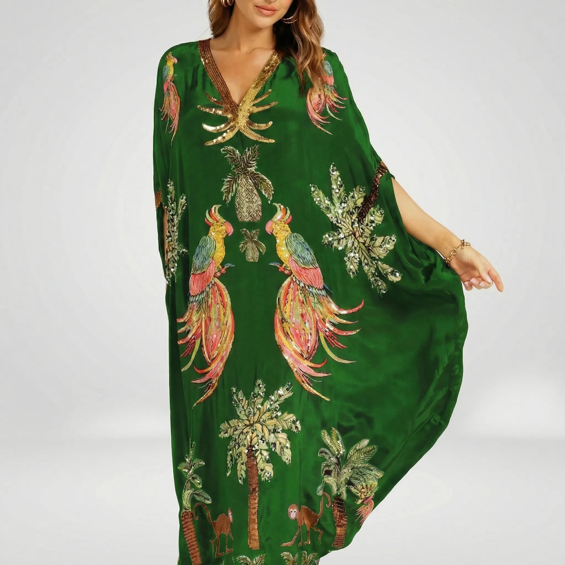 Wide Ankle-Length Kaftan - Luana