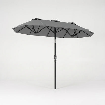 Wide Double-Sided Patio Umbrella - Vianora