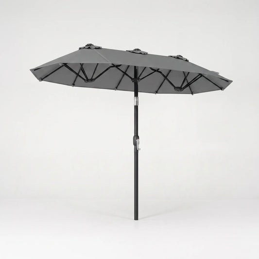 Wide Double-Sided Patio Umbrella - Vianora