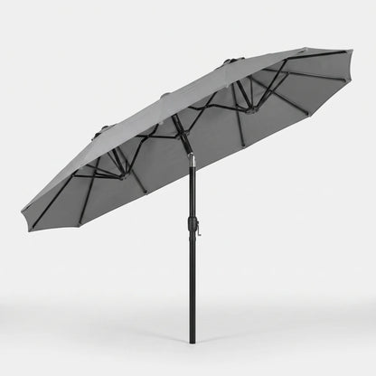 Wide Double-Sided Patio Umbrella - Vianora