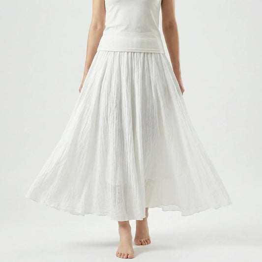 Wide Hem Maxi Skirt - Leticia