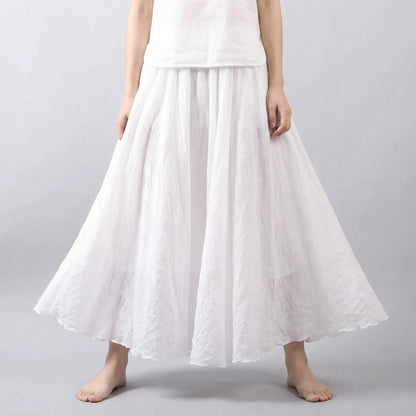 Wide Hem Maxi Skirt - Leticia