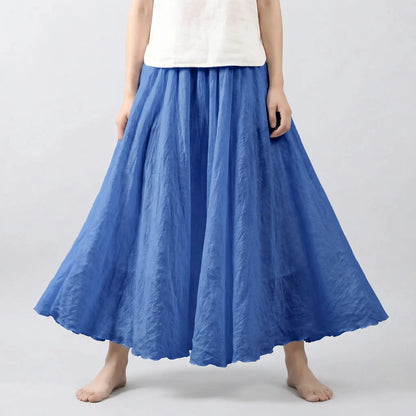Wide Hem Maxi Skirt - Leticia