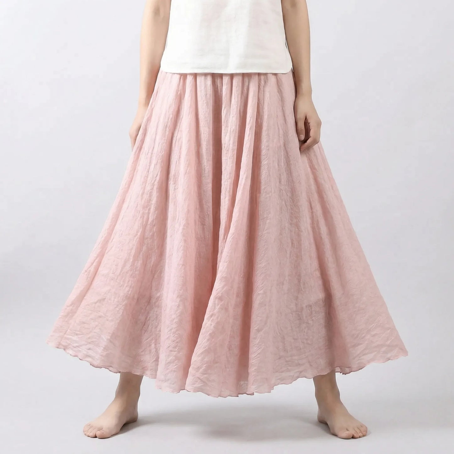 Wide Hem Maxi Skirt - Leticia