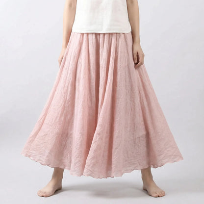 Wide Hem Maxi Skirt - Leticia