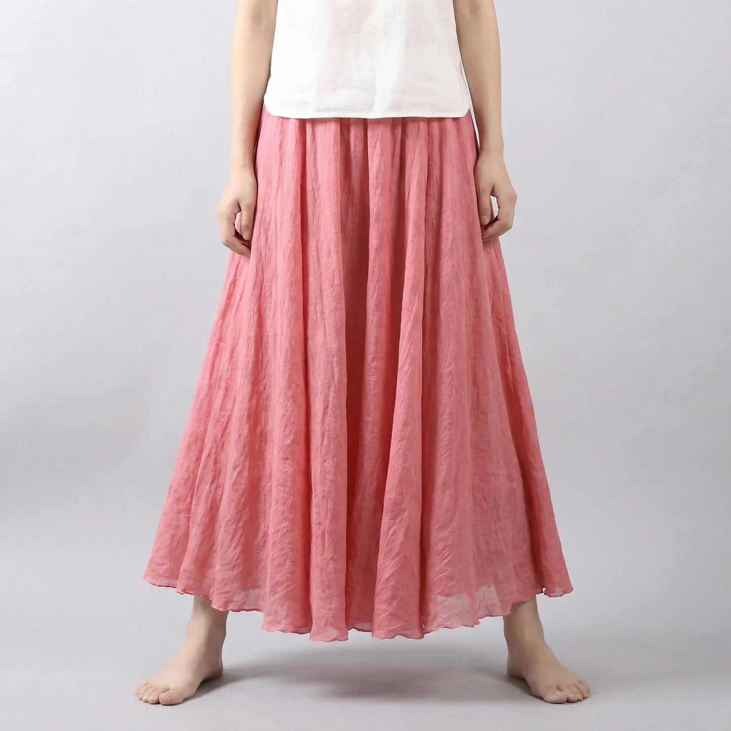Wide Hem Maxi Skirt - Leticia
