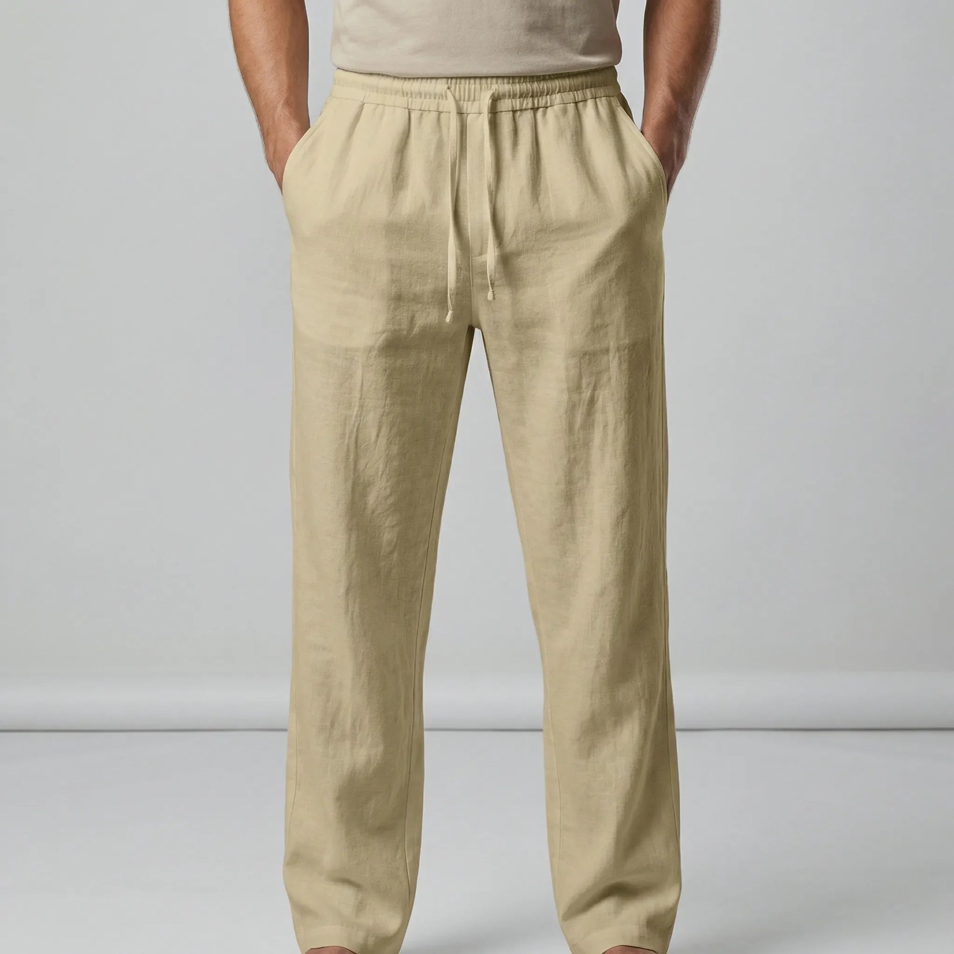 Wide Leg Casual Trousers For Men - Noel