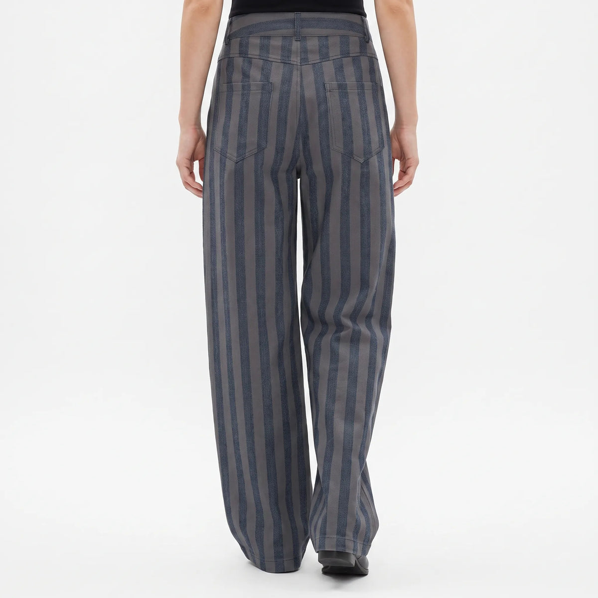 Wide Leg Jeans Mit Streifen -  Tracy