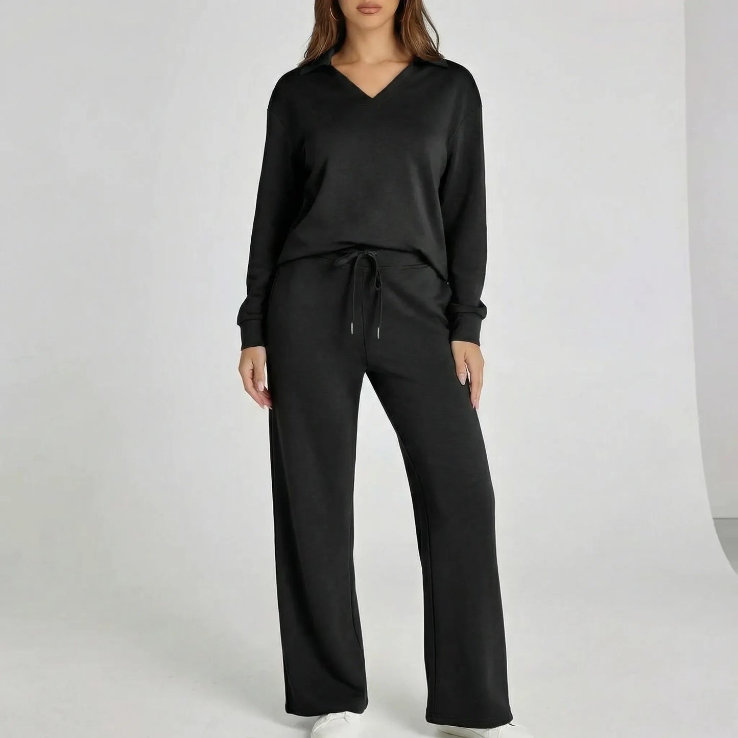 Wide Leg Loungewear Set - Joleen