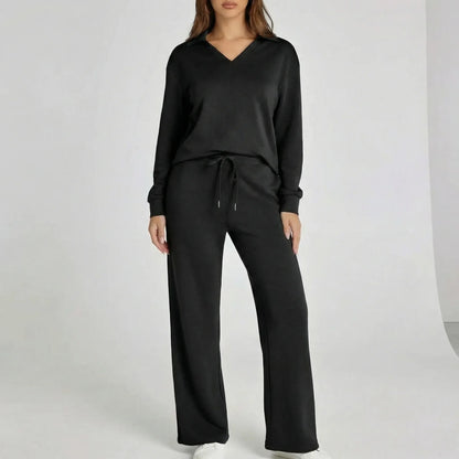 Wide Leg Loungewear Set - Joleen