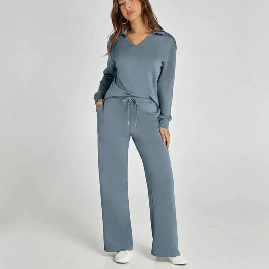 Wide Leg Loungewear Set - Joleen