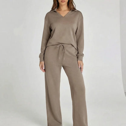 Wide Leg Loungewear Set - Joleen