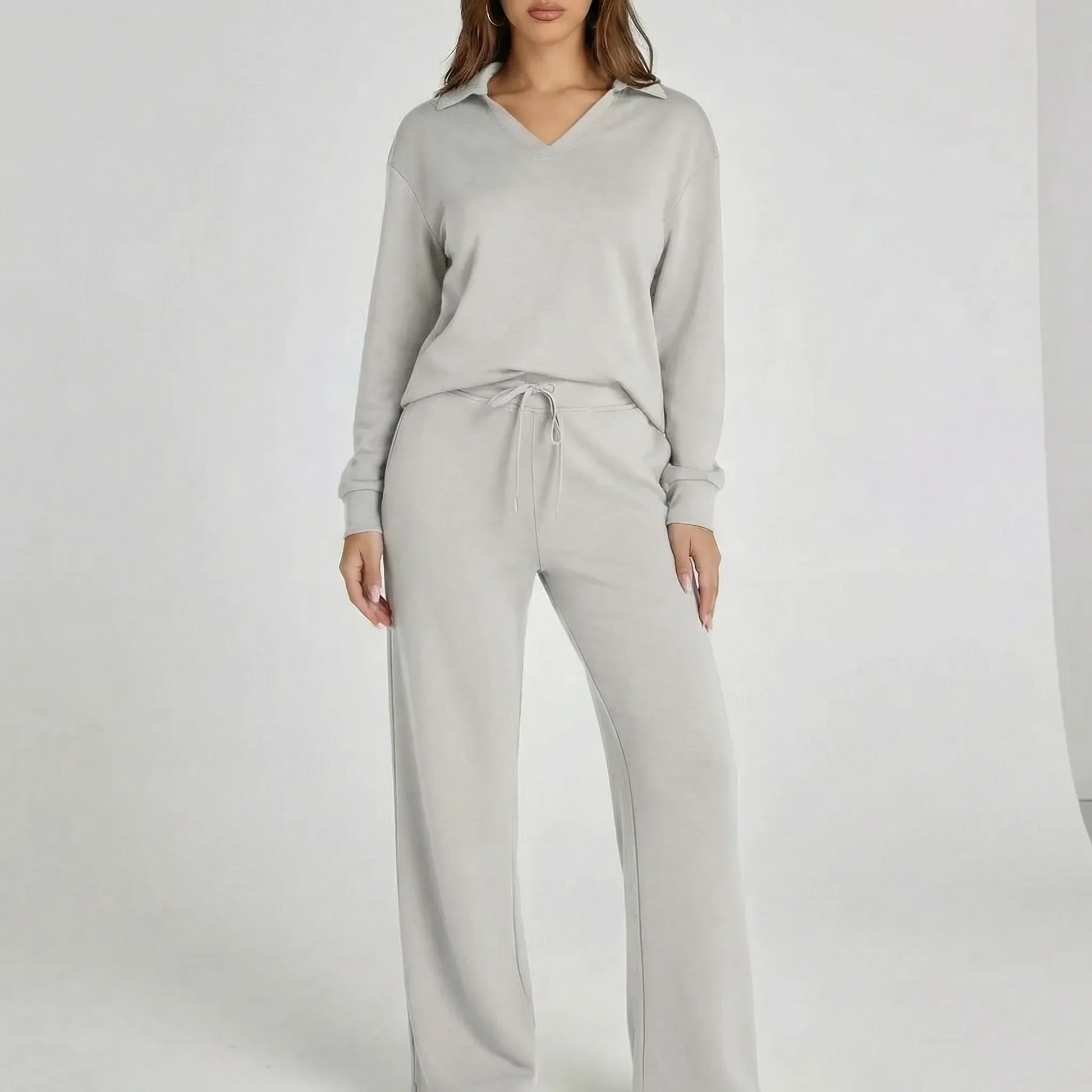 Wide Leg Loungewear Set - Joleen