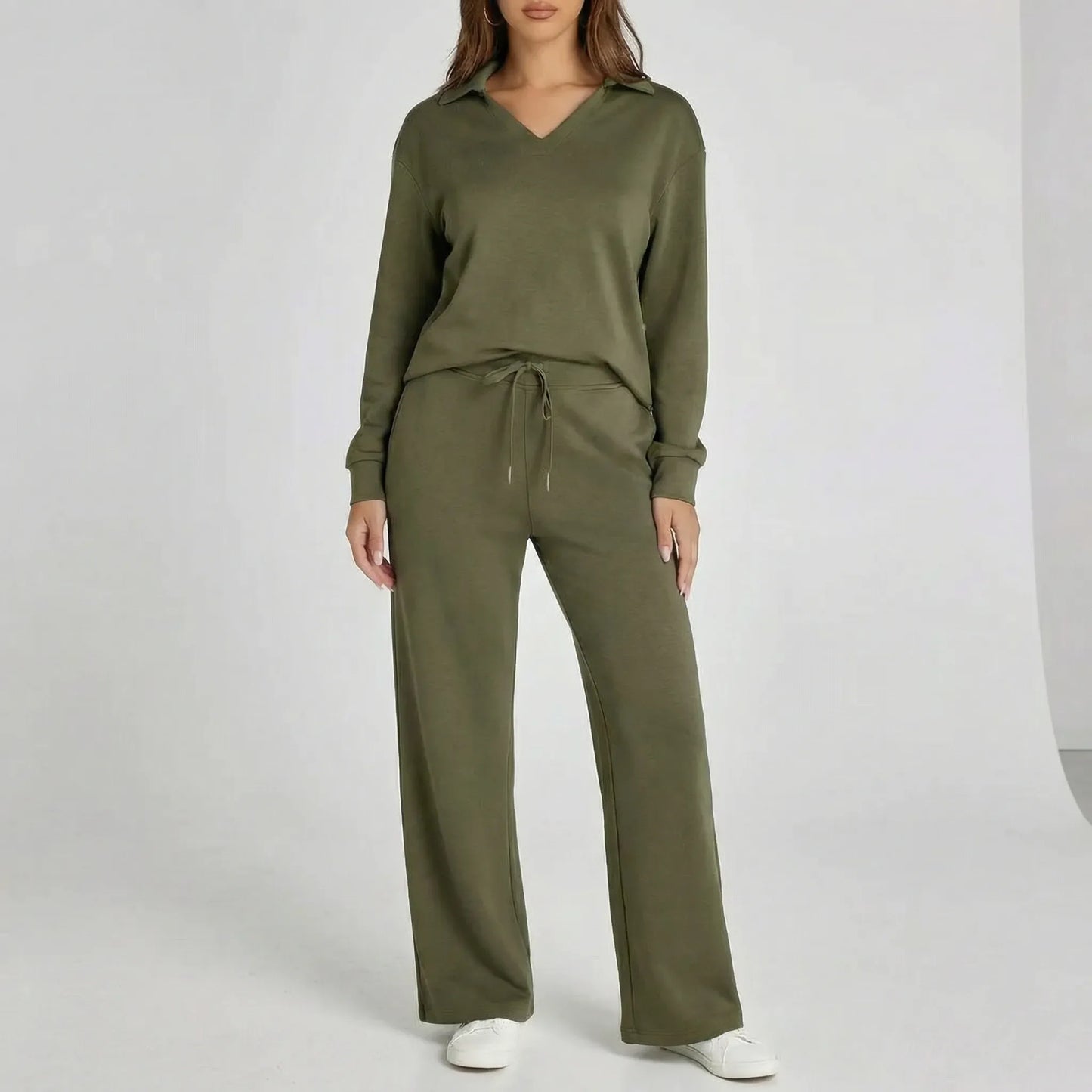 Wide Leg Loungewear Set - Joleen