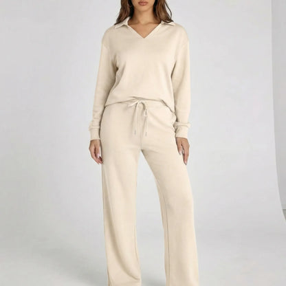 Wide Leg Loungewear Set - Joleen