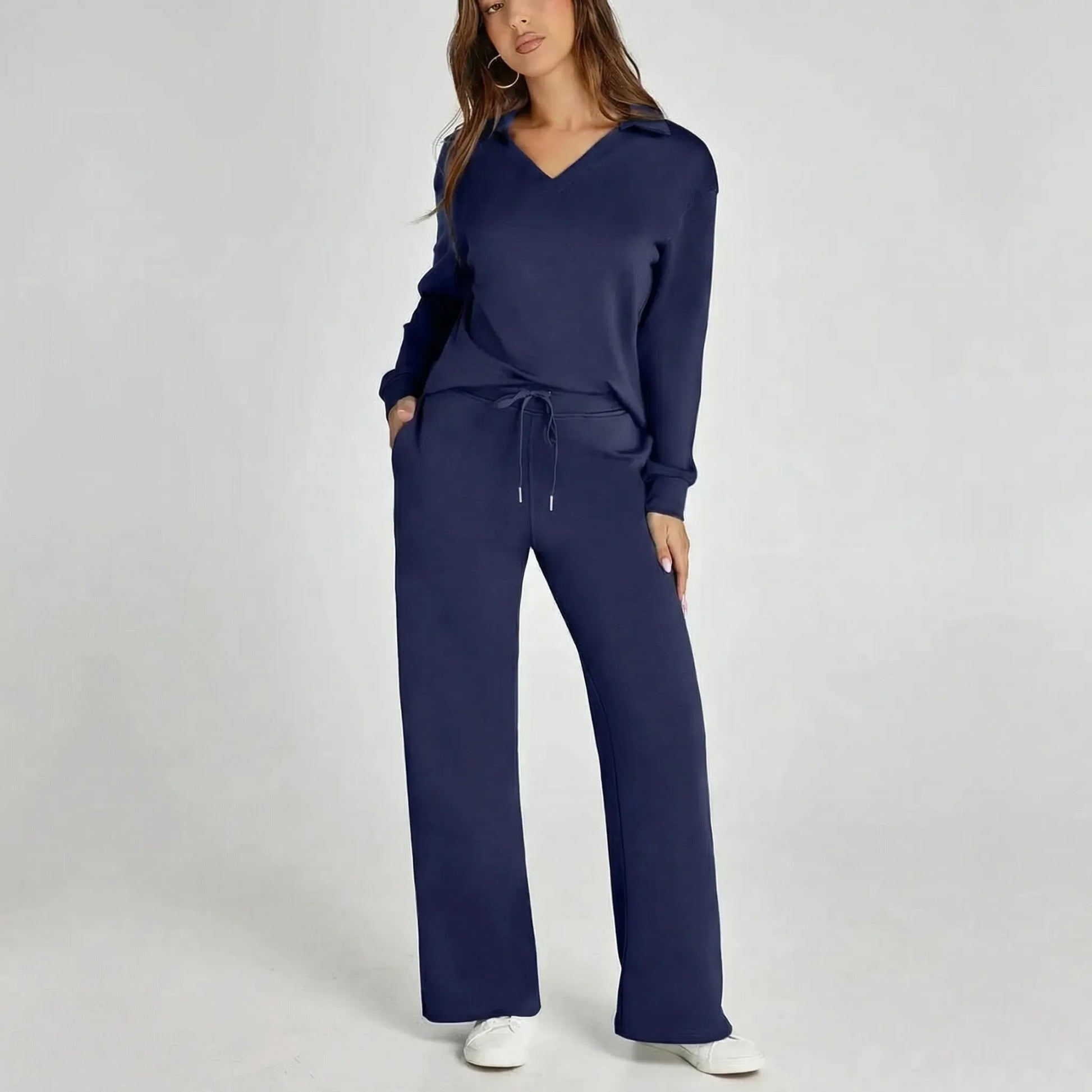 Wide Leg Loungewear Set - Joleen