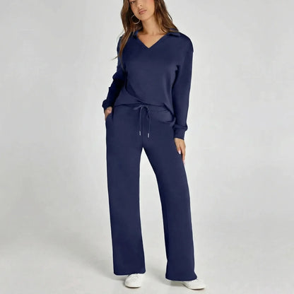 Wide Leg Loungewear Set - Joleen