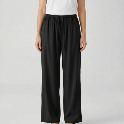 Wide Leg Summer Trousers -  Hazel