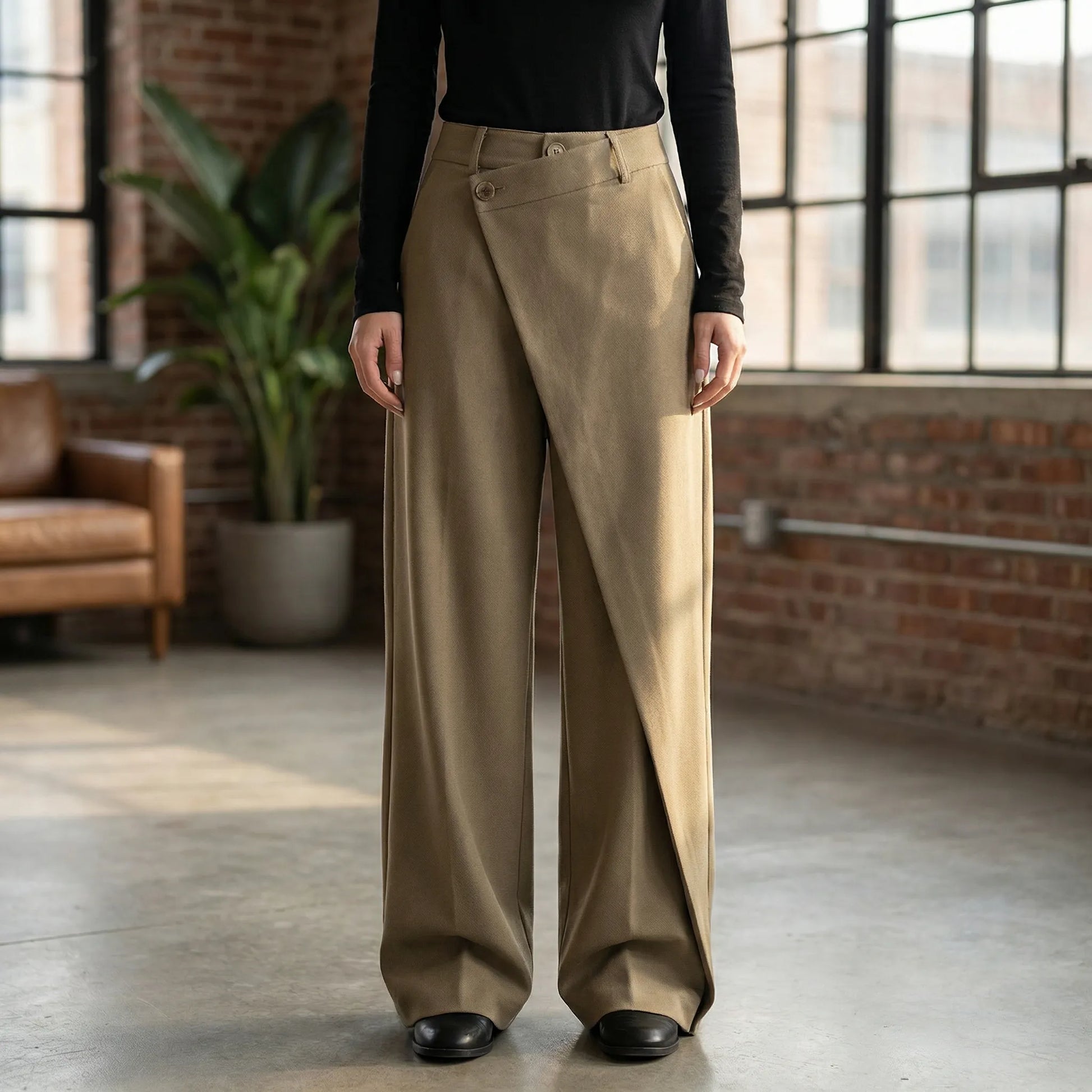 Wide Leg Trousers Women - Cecilia