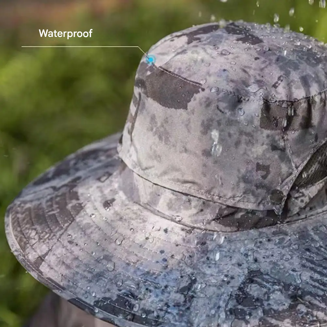Outdoor sun hat with built-in fan – Sunbreeze